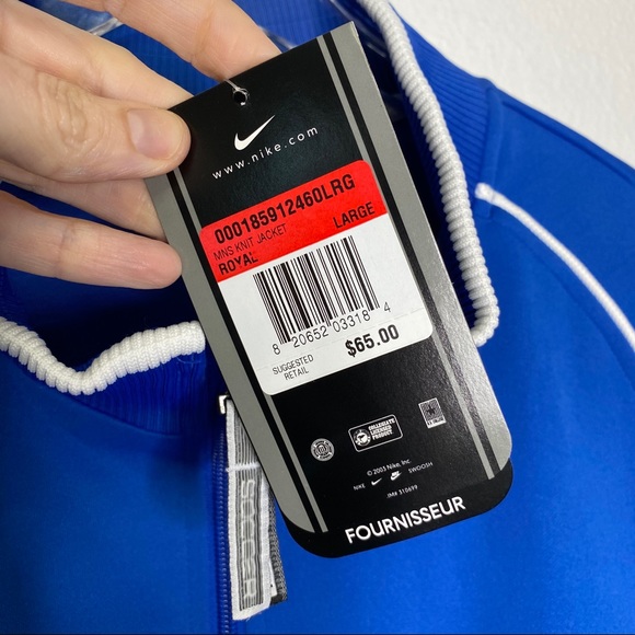 NWT Nike Track Zip Up Jacket - Picture 6 of 6